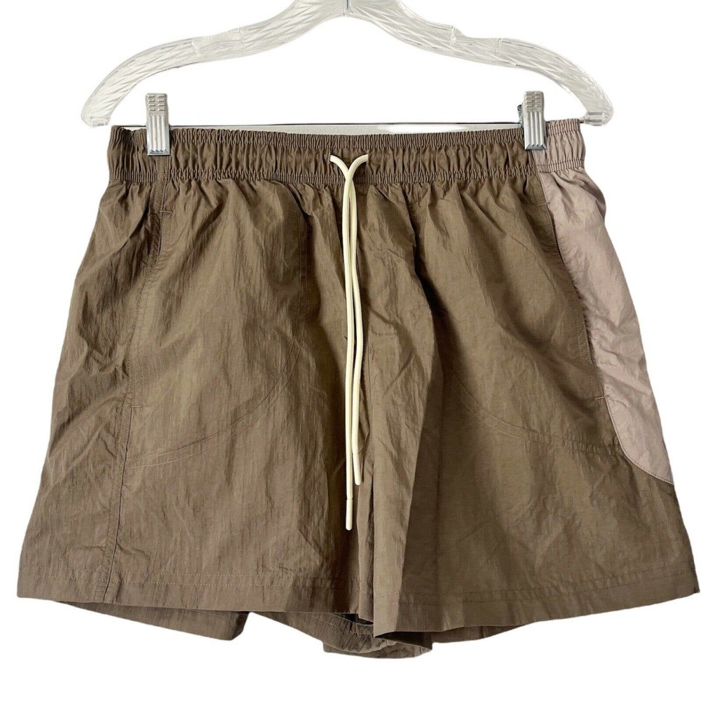 NWT Reebok Classics Brown Pull On Athletic Running Shorts Women’s Size Small